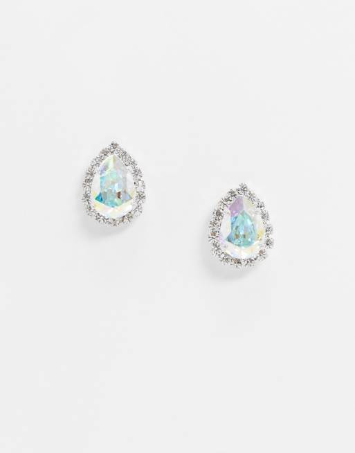Krystal London - Rosetta - Boucles d'oreilles à cristaux Swarovski en forme de poire