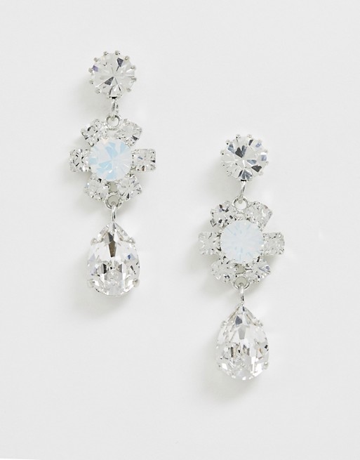 Krystal Swarovski gem statement earrings