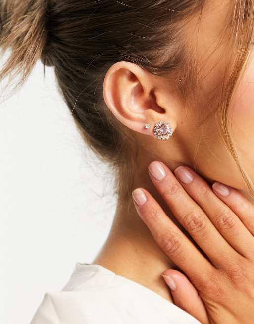 Swarovski classic shop circle earrings