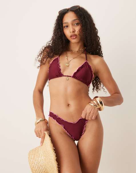 Kulani Kinis bikini in sangria burgundy - view 1