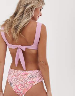 pink cheeky bikini bottoms