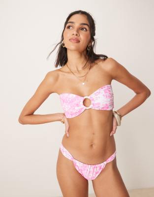 Kulani Kinis island blush bikini set in pink - view 1