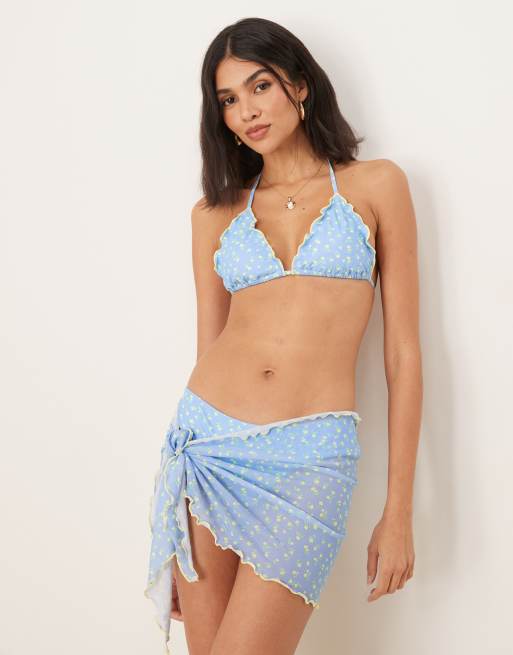 Kulani Kinis - Lemon Bloom - Bikiniset in blauw