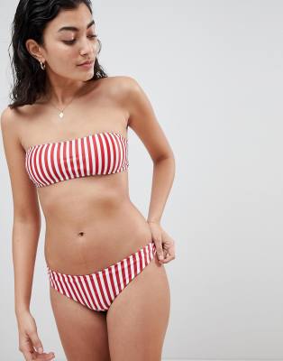 red and white swimsuit