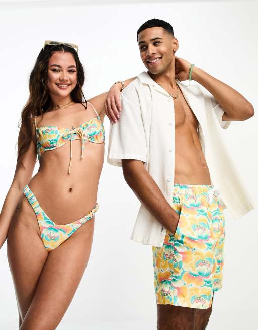 Kulani Kinis - Matching Swim for Couples! Colorful Men's Swim Trunks and  Women's Bikinis!