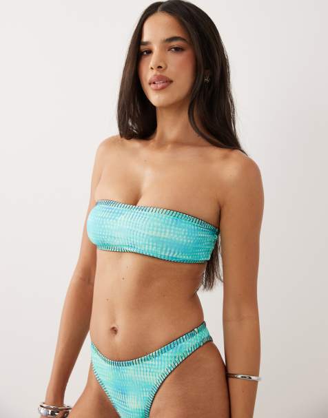 Kulani Kinis Summer Seas bikini set in turquoise - view 1