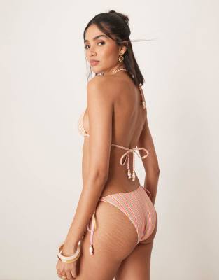 Kulani Kinis Sunshine Sorbet Cheeky Tie Side Bikini Bottom In Multi