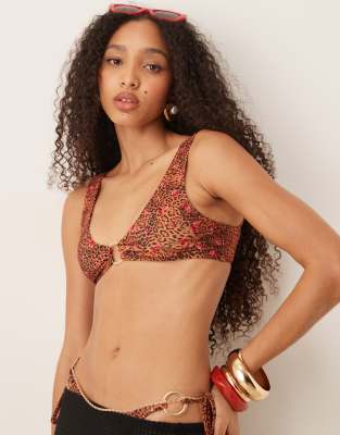 Kulani Kinis Ring Contour Crop Bikini Top
