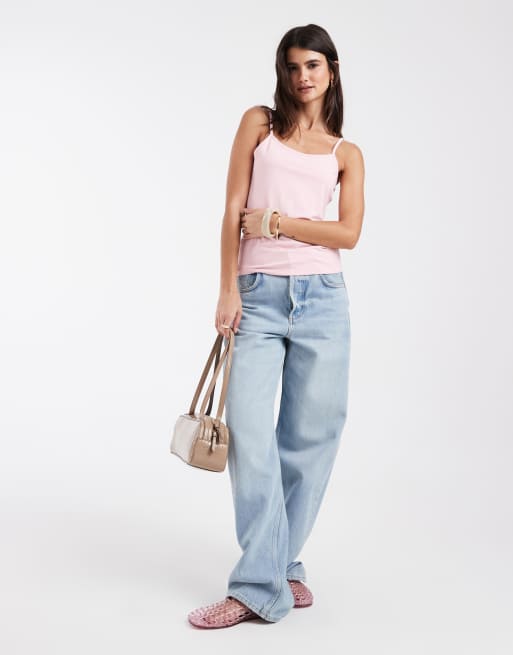 Kun cami-top i pink, 2 af 4