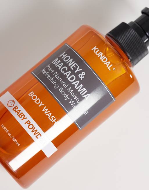 Kundal - Honey & Macadamia - Gel douche 500ml - Talc, 3 de 4