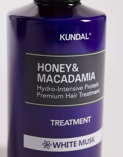 Kundal – Honey & Macadamia Protein Treatment – Hårvårdsset, 500ml - White Musk, 4 av 4