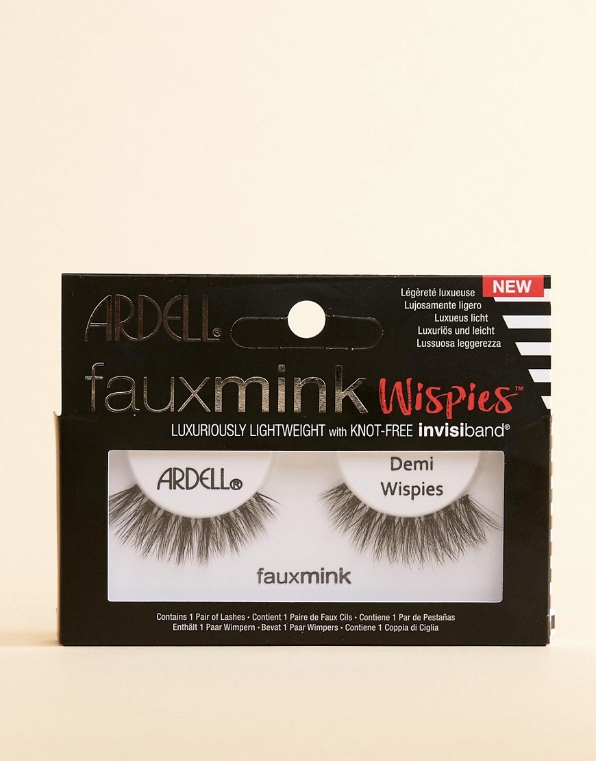 Kunstige øjenvipper fra Ardell - Faux Mink Demi Wispies-Ingen farve