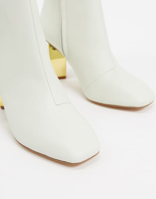 Kurt geiger best sale white ankle boots