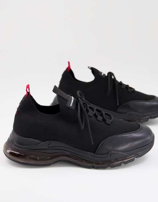 Kurt Geiger - Kairo - Gebreide sneakers in zwart
