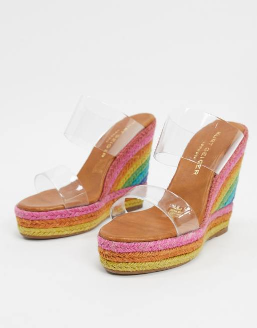 Kurt geiger hot sale wedge trainers