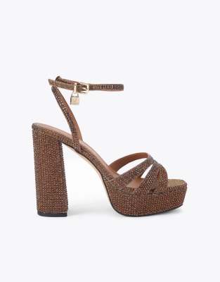  Brixton platform heeled sandals in other