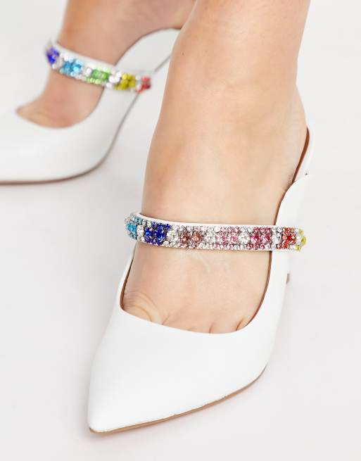 Kurt geiger best sale white heels