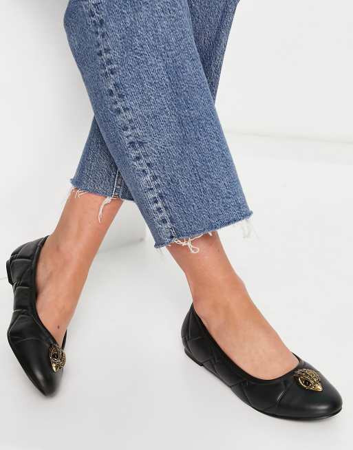 Kurt geiger shop flat shoes