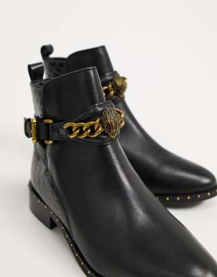 kurt geiger flat ankle boots