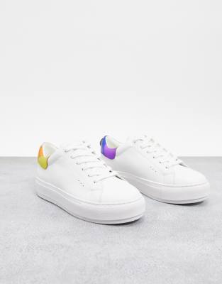 kurt geiger laney rainbow trainers