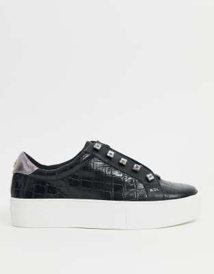 kurt geiger flatform trainers