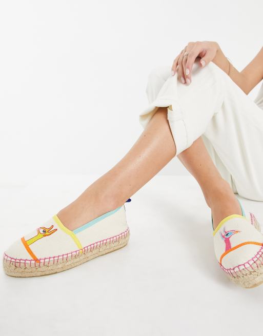 Kurt Geiger London Morella espadrille in beige