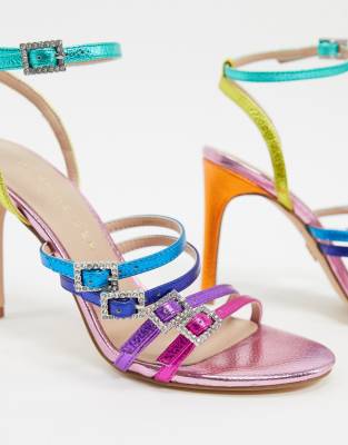 kurt geiger rainbow heels