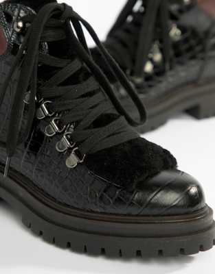 kurt geiger croc boots