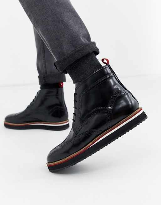 Kurt geiger brogue best sale boots