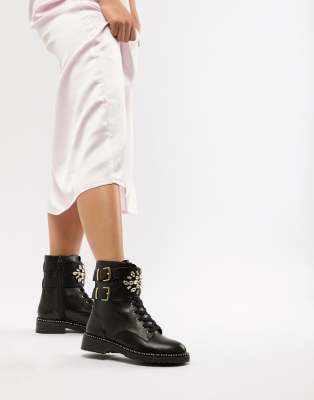 kurt geiger london stoop embellished boots