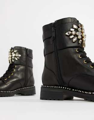 kurt geiger london stoop embellished boots