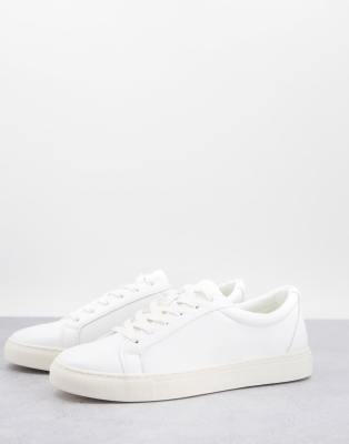 Kurt Geiger whitworth lace up trainers in white