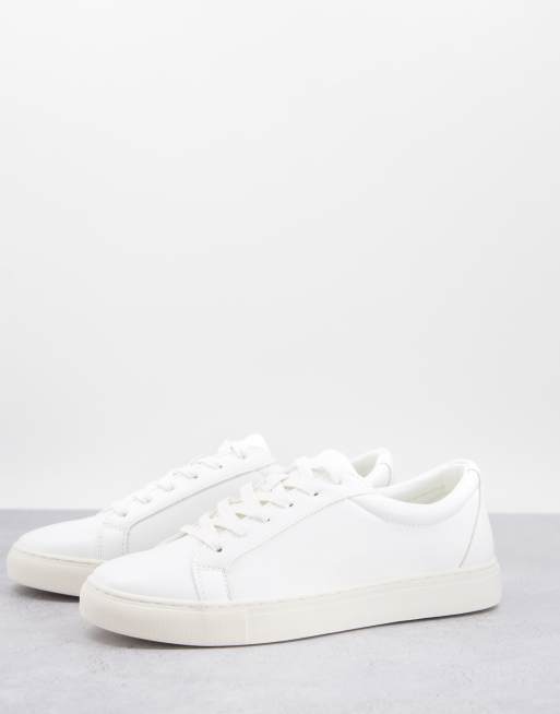 Kurt Geiger whitworth lace up trainers in white | ASOS