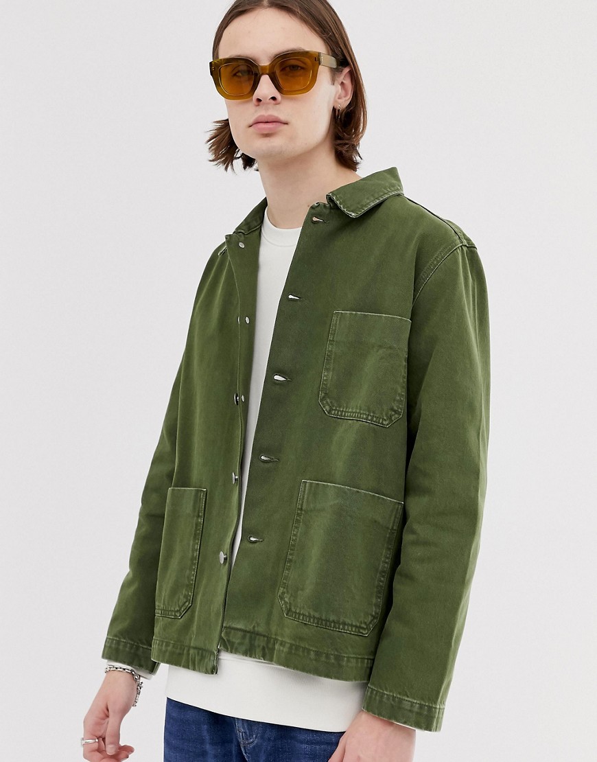фото Куртка хаки weekday generic-зеленый