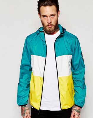 north face colour block jacket