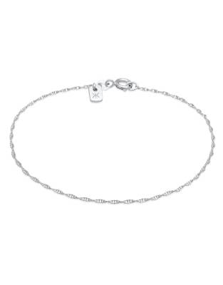 Kuzzoi - Bracelet en argent massif 925 avec maillons torsadés - Argenté