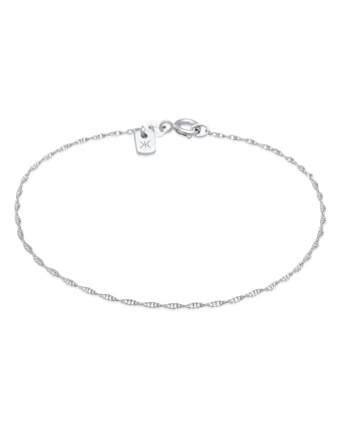 Kuzzoi - Bracelet en argent massif 925 avec maillons torsadés - Argenté - view 1