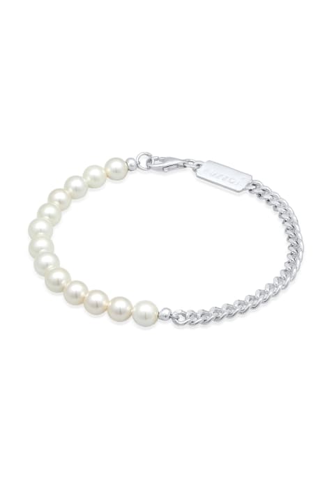 Kuzzoi - Bracelet en perles et argent sterling 925 - Argenté - view 1