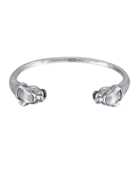 Kuzzoi – Maskuliner Armreif für Herren aus 925er-Silber mit Panter-Design - view 1
