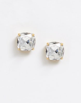   Asos Квадратные серьги с заклепками Kate Spade-Очистить