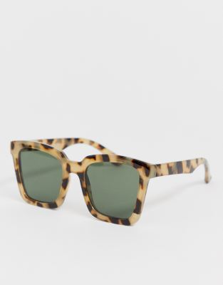  Квадратные солнцезащитные очки ASOS DESIGN-Коричневый