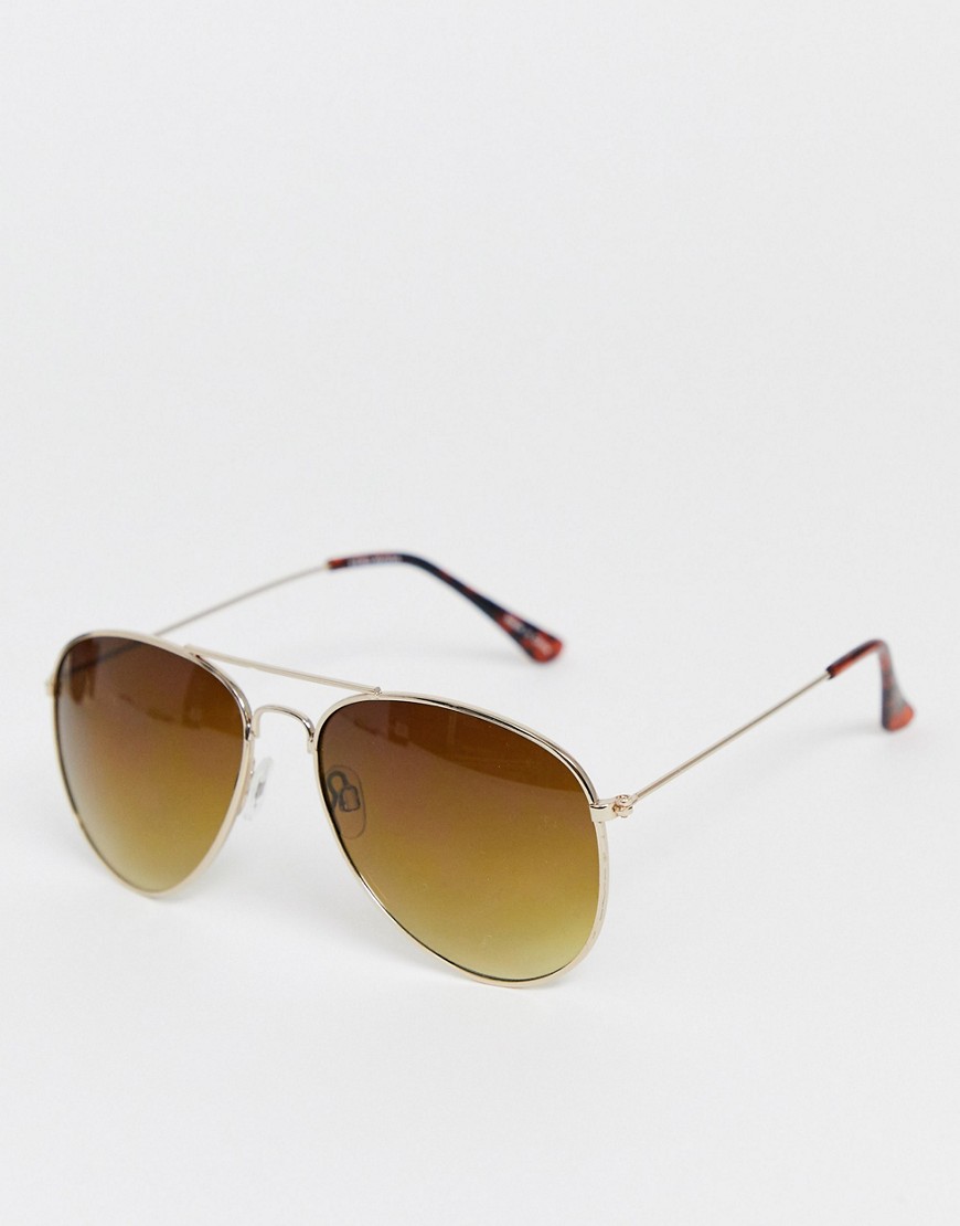 фото Квадратные солнцезащитные очки vero moda-золотой