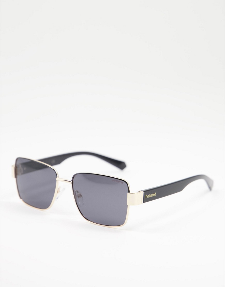 фото Квадратные солнцезащитные очки polaroid-черный цвет