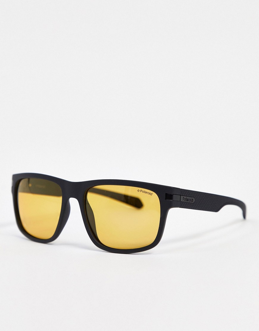 фото Квадратные солнцезащитные очки polaroid-черный
