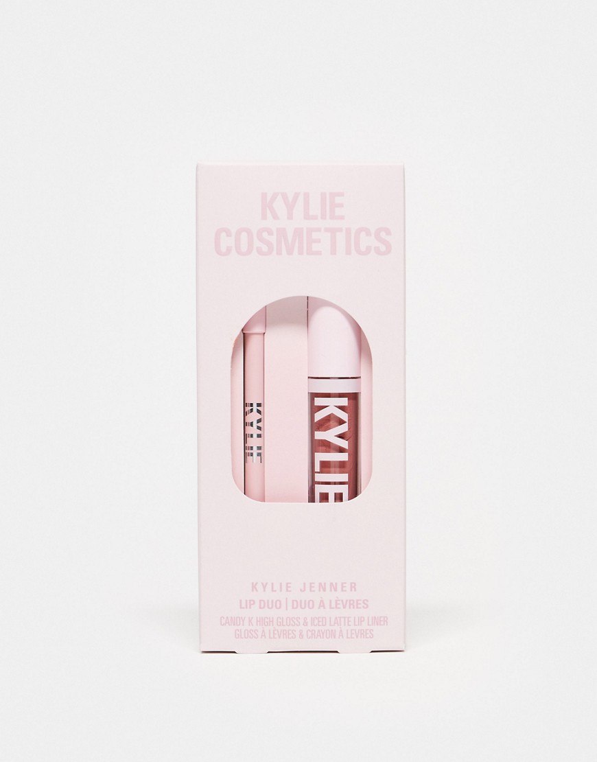 Kylie Cosmetics Candy K Gloss and Liner Duo - 23% Saving-Pink
