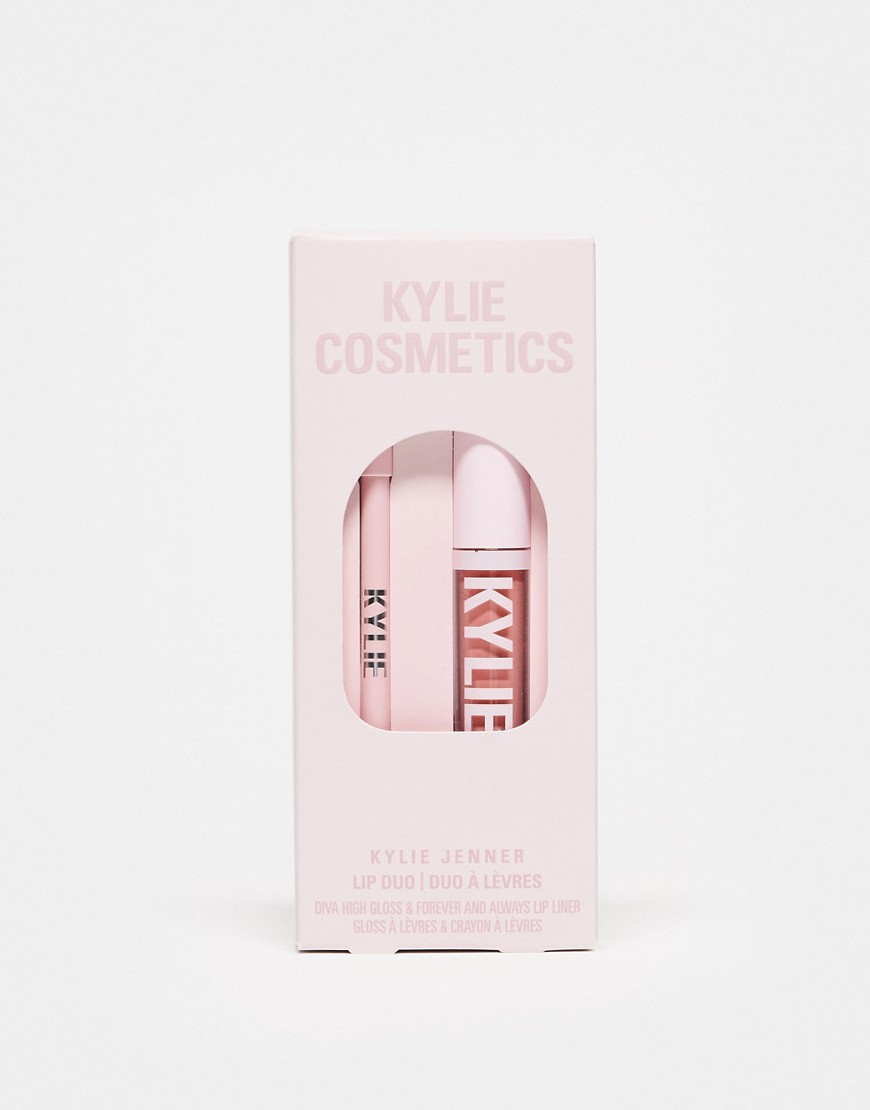 Kylie Cosmetics Diva Gloss and Liner Duo - 23% Saving-Brown