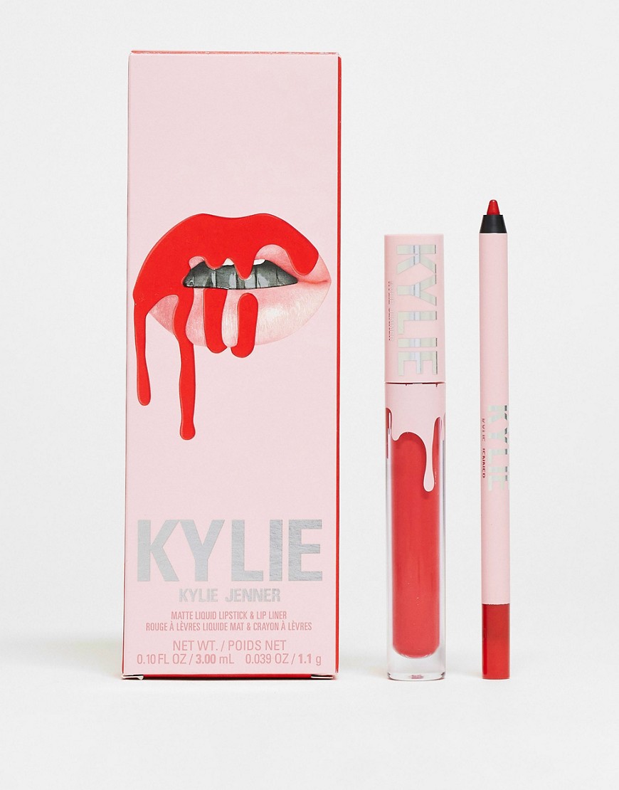 Kylie Cosmetics Matte Lip Kit 400 Boss-Red