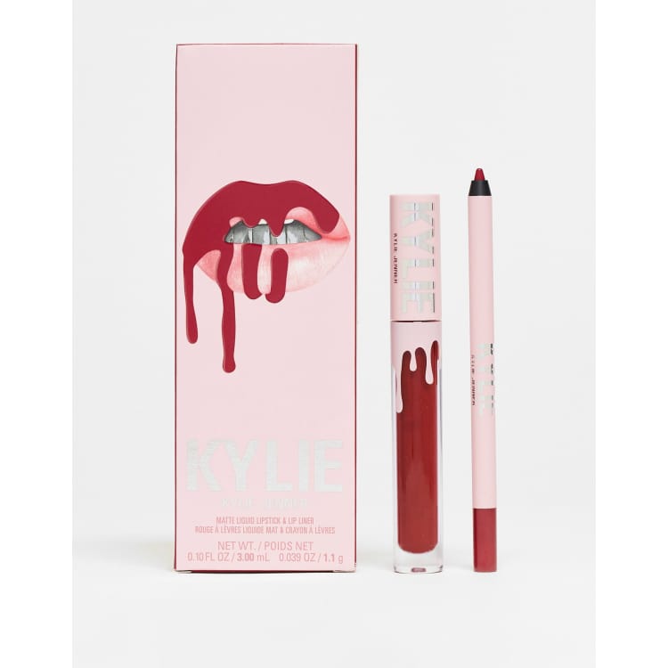 KYLIE JENNER Cosmetics LIP KIT Head Over Heels MATTE LIQUID LIPSTICK AND  LINER