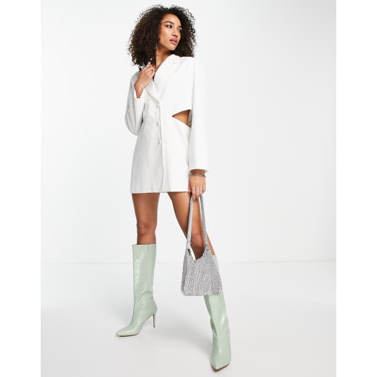 Topshop white outlet blazer dress