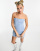 Kyo The Brand denim bandeau diamante mini dress in light blue wash - ASOS Price Checker